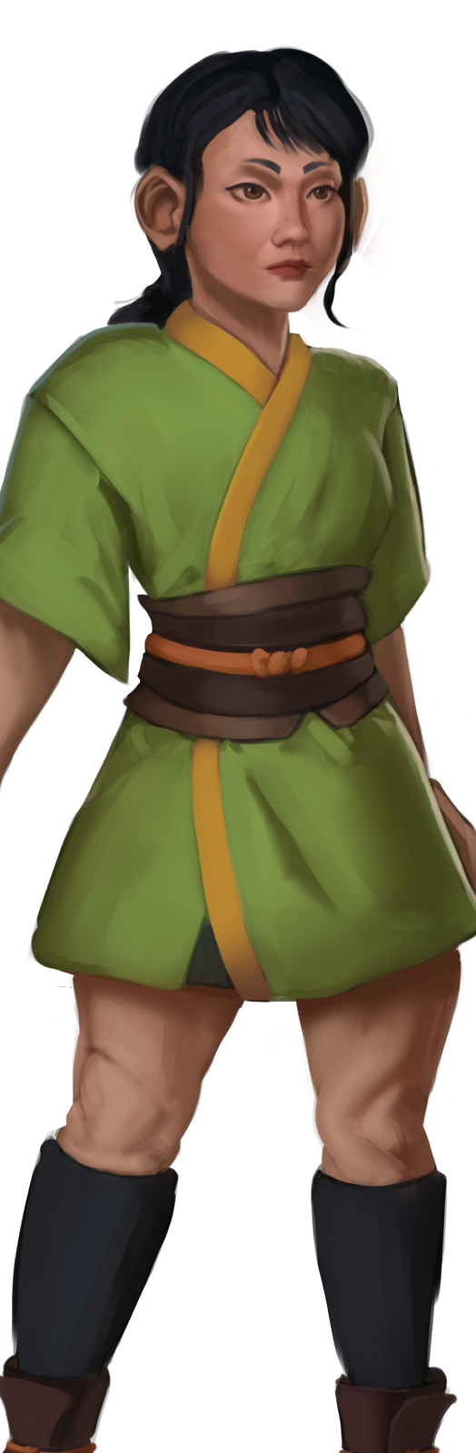 A female halfling